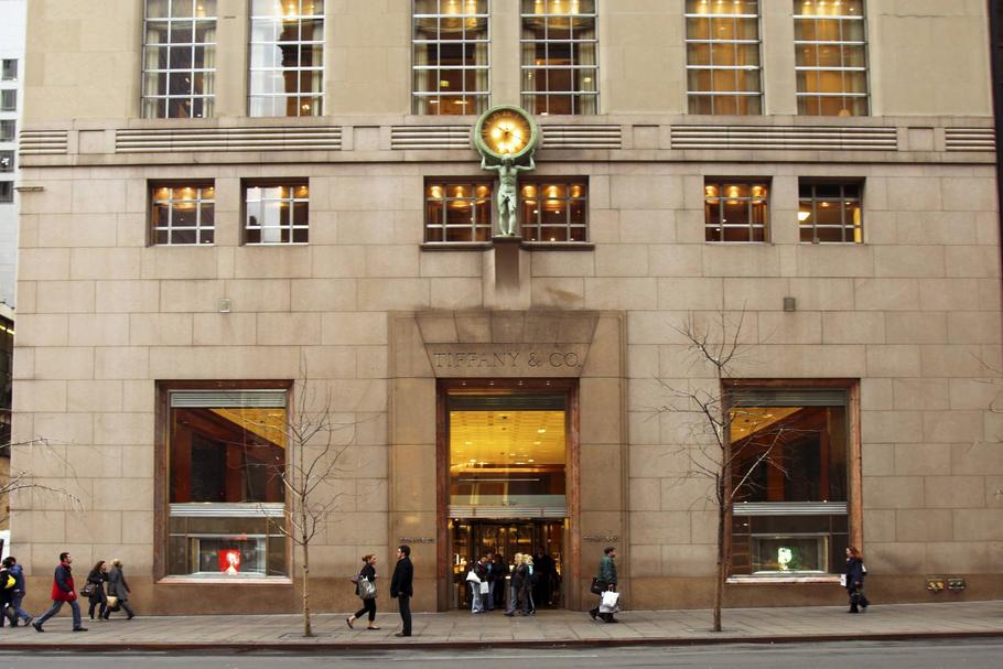 Najbardziej rozpoznawalny salon firmy Tiffany mieści się w Nowym Jorku