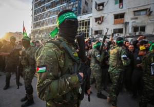 Brigade Kasam, vojno krilo Hamasa u Gaza Sitiju tokom oslobađanja izraelskih talaca 19. januara