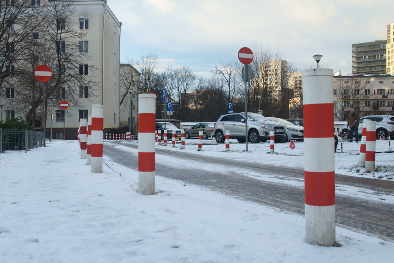 "Słupkoza" na Muranowie w Warszawie