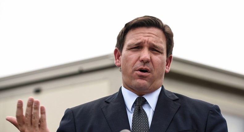 Gov. Ron DeSantis of Florida.
