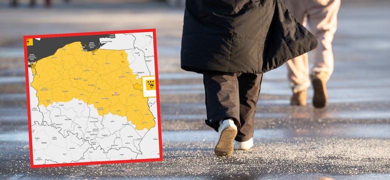 Alerty IMGW. Marznący deszcz i gołoledź w 9 województwach