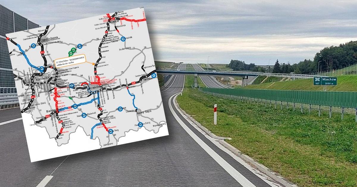  Otwarto ważny fragment drogi S7 pod Krakowem. To już prawie 260 km ekspresówki z Warszawy