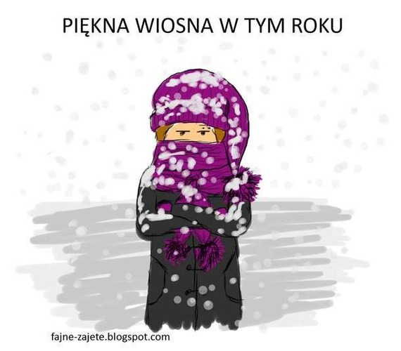 Internet przegania zimę dowcipem