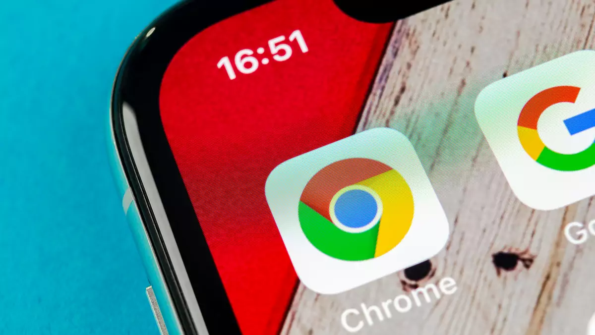 Ikona mobilnej wersji Google Chrome