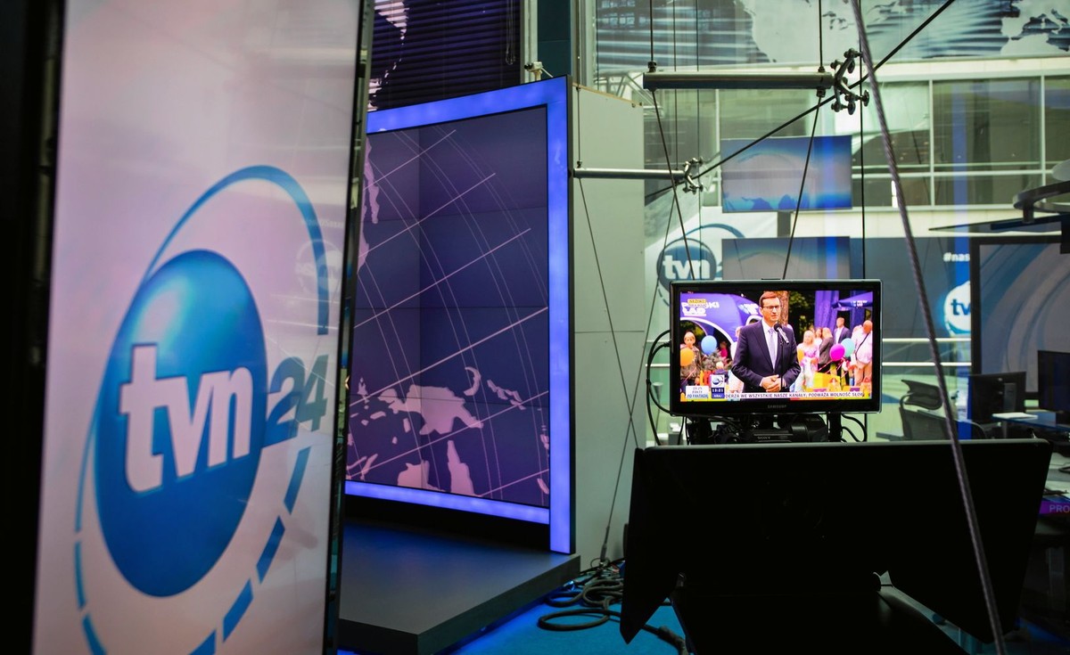 Studio telewizyjne TVN24