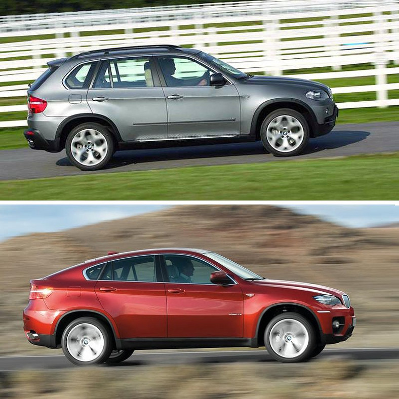 BMW X5 kontra BMW X6: pierwsze statyczne porównanie