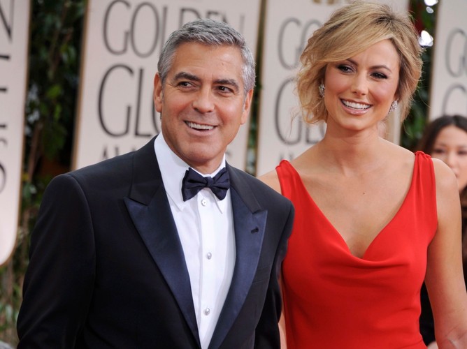 George Clooney i Stacy Keibler