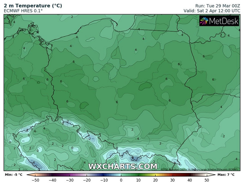 Będzie bardzo zimno. Temperatura w dzień ma tylko nieznacznie przekraczać 0 st. C