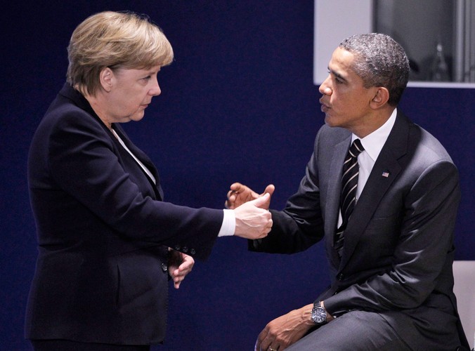 Angela Merkel i Barack Obama dyskutują podczas szczytu G20