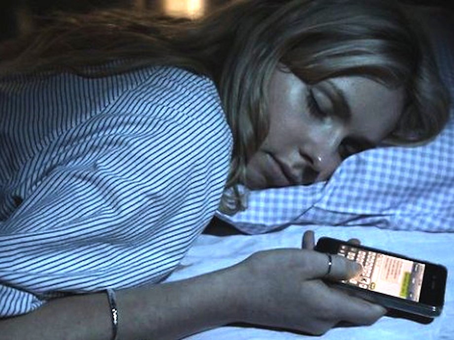 No matter how women are using smartphones for fertility and sex lives, they are definitely sleeping with them. 81% of those surveyed by Influence Central keep their phone near their bed at night, up from 62% in 2012.