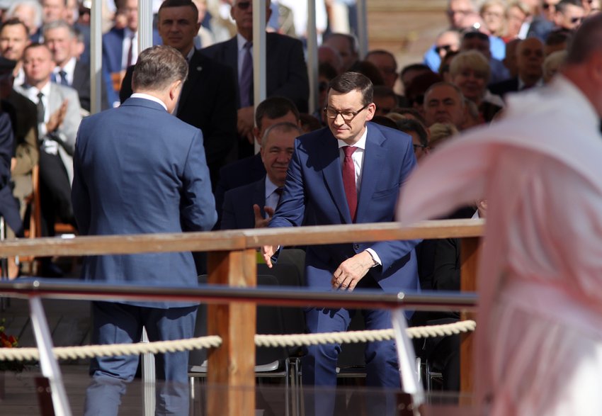 Mateusz Morawiecki na Jasnej Górze, 2019 r.