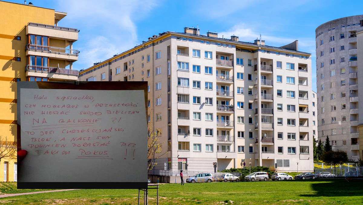 Bielizna na balkonie, suszyć czy nie?