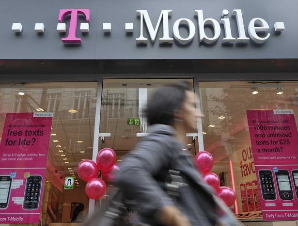 Sklep T-Mobile. Fot. Bloomberg