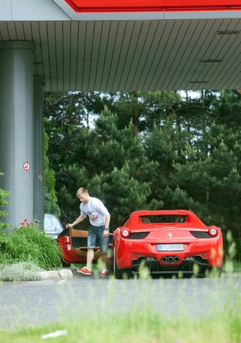 Jakub Błaszczykowski i Ferrari 458 Italia
