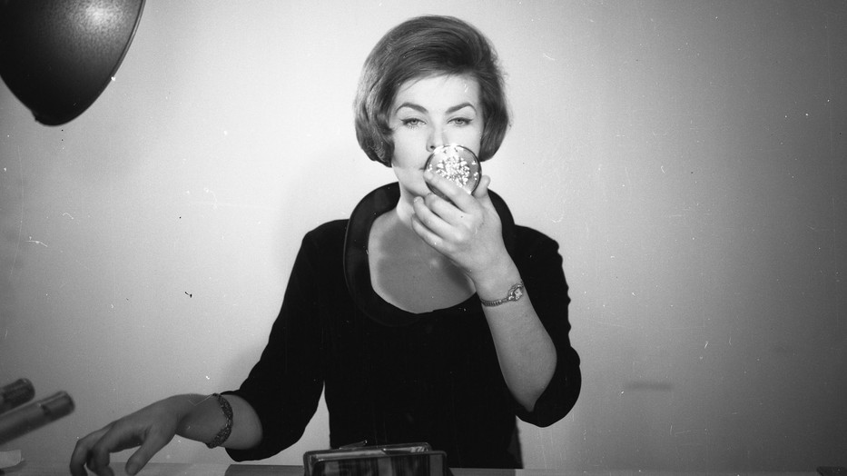 Takács Marika a Magyar Televízió első igazolt bemondónője volt / Fotó: Fortepan - Kotnyek Antal 