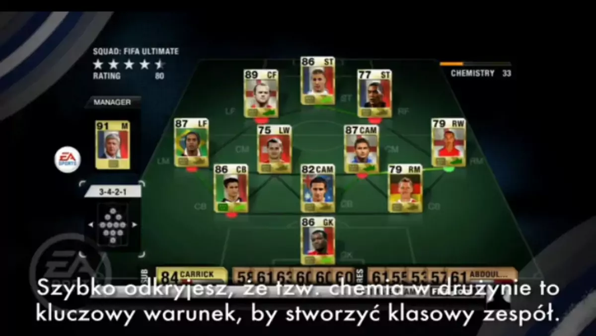 Tak prezentuje się FIFA 10 Ultimate Team, czyli zaczynamy rozgrzewkę przed FIFA 11