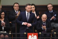 Małgorzata Sadurska, Andrzej Duda, Maciej Łopiński, Krzysztof Szczerski