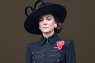Księżna Kate podczas brytyjskiego Dnia Pamięci 11 listopada 2023 r.