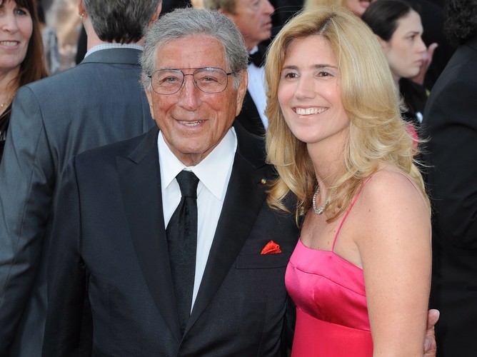 Tony Bennett i jego żona Susan Crow