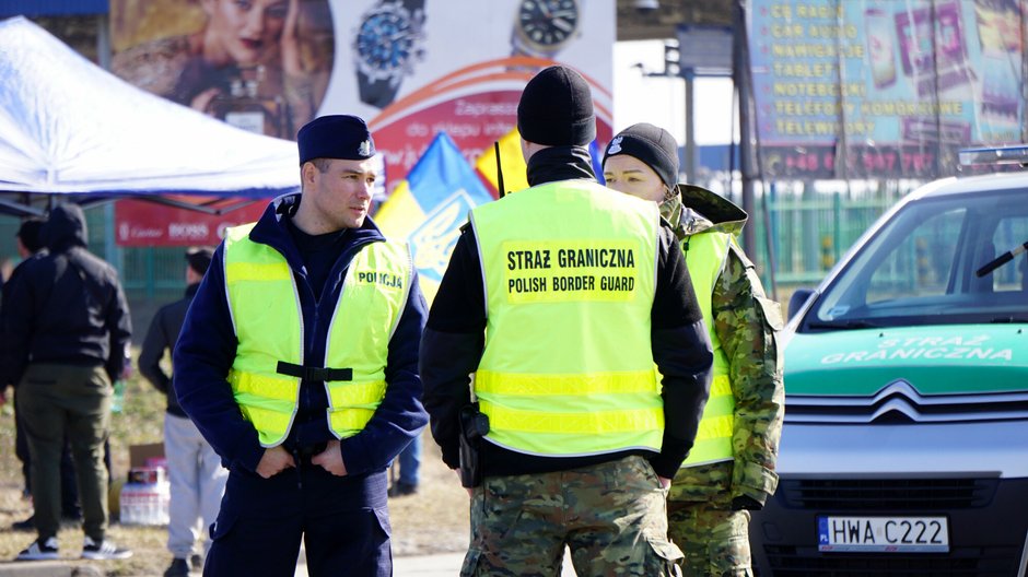 Funkcjonariusze Straży Granicznej 