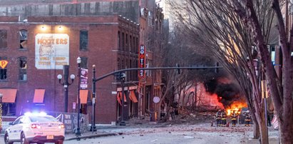 Eksplozja samochodu w Nashville. Policja znalazła ludzkie szczątki