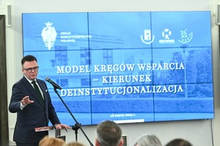 Hołownia o deinstytucjonalizacji: Człowiekowi nie wystarczy wolna wola, gdy brak mu możliwości wyboru