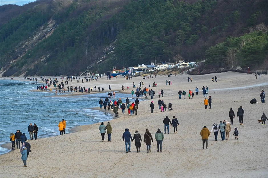 Mjendzizdroje na severozapadu Poljske 1. januara