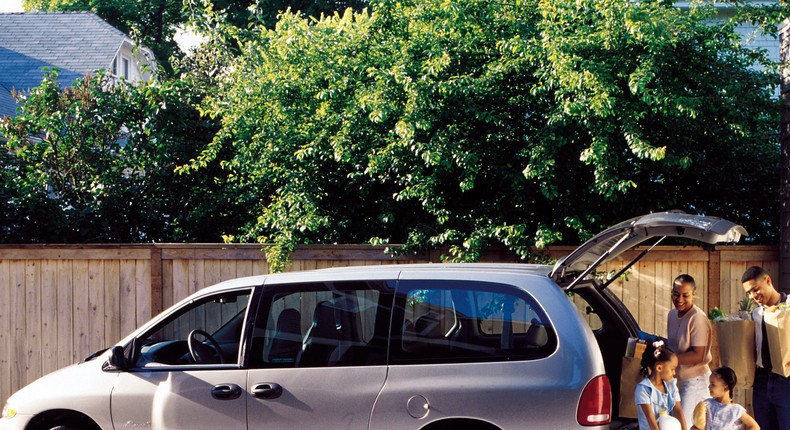 The author (not pictured) loves her minivan.Getty Images