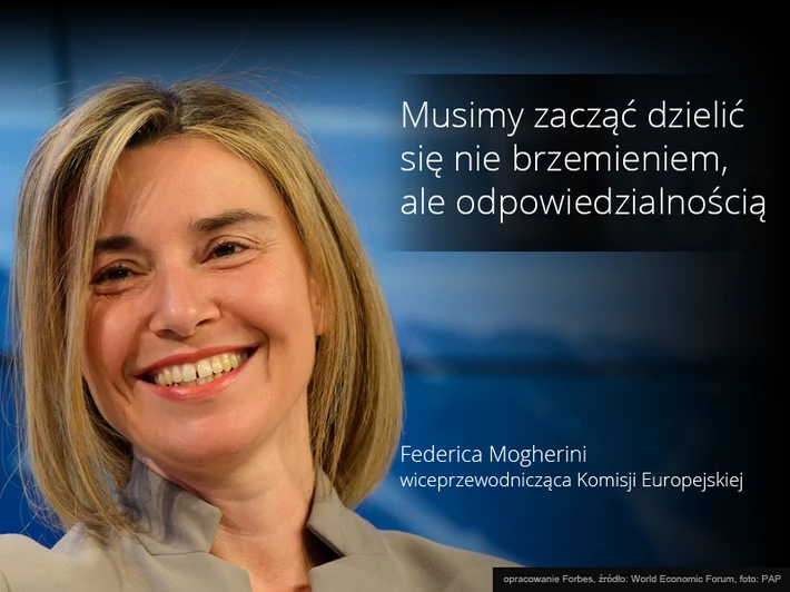 MOGHERINI davos