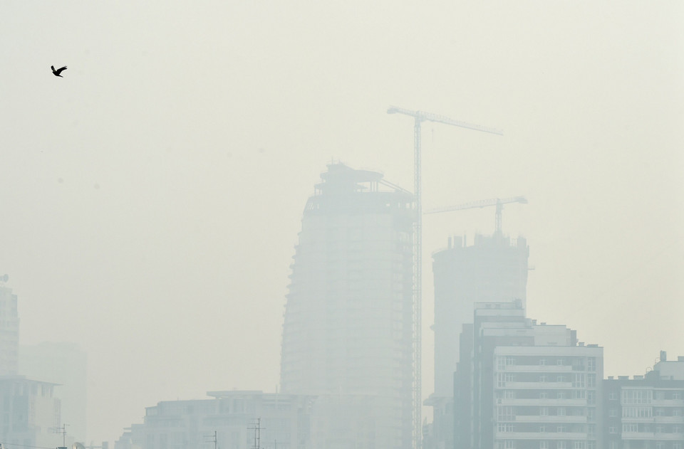 Smog w Kijowie. W stolicy Ukrainy jest dziś najgorsze powietrze na świecie 