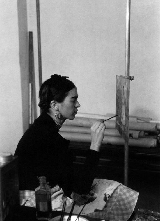 Frida Kahlo przy pracy