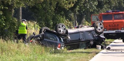 Śmierć na koniec wakacji. Nagraliśmy wraki po czołówce. Straszne!