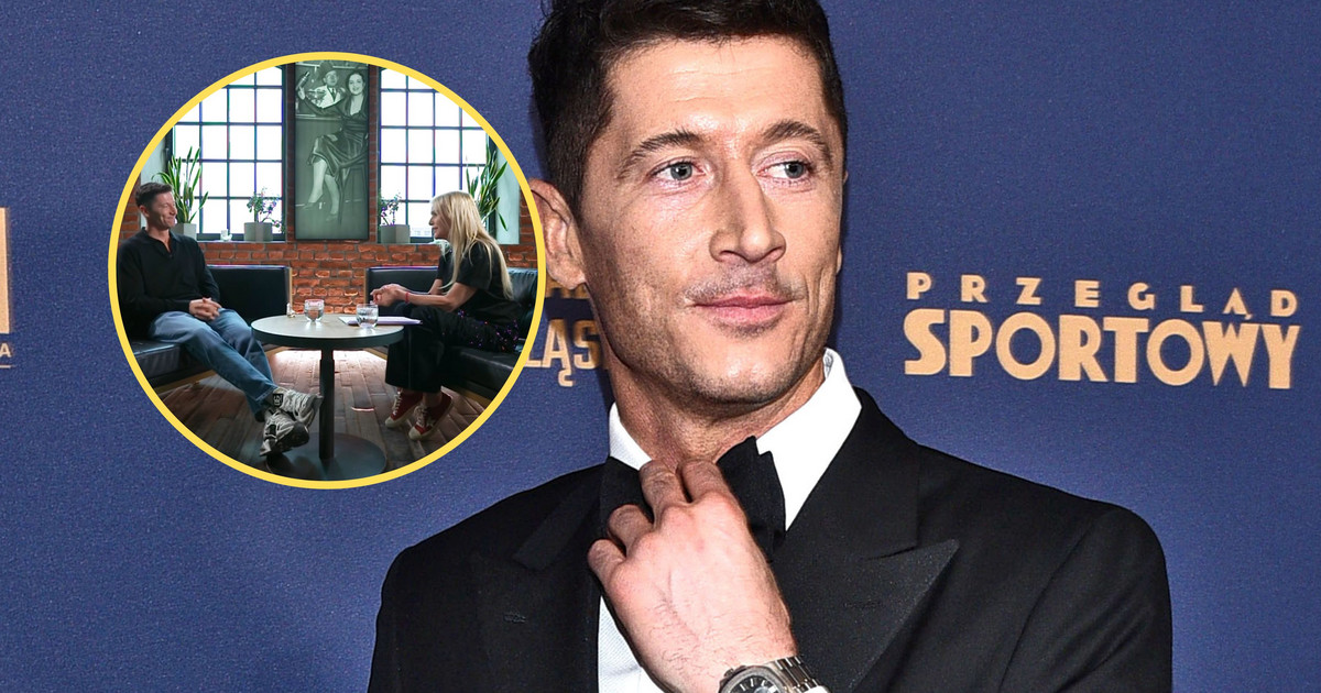 Robert Lewandowski received a gift from Monica Olenick.  “I know Anya won’t allow it.”