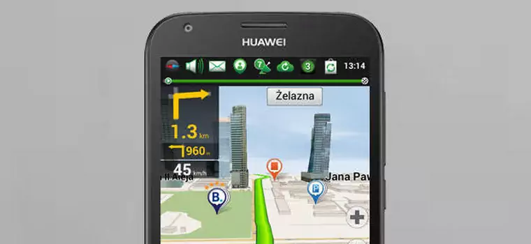 Huawei nawiguje z polskimi mapami NAVITEL