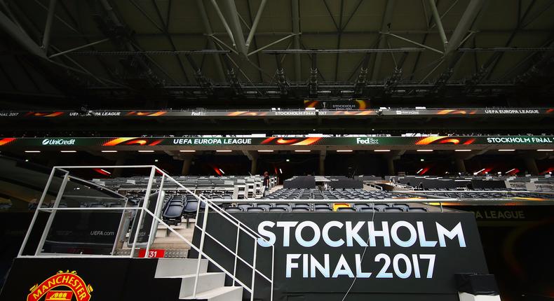 The Europa League final will be contested between Manchester United and Ajax at the Friends Arena in Stockholm on Wednesday.