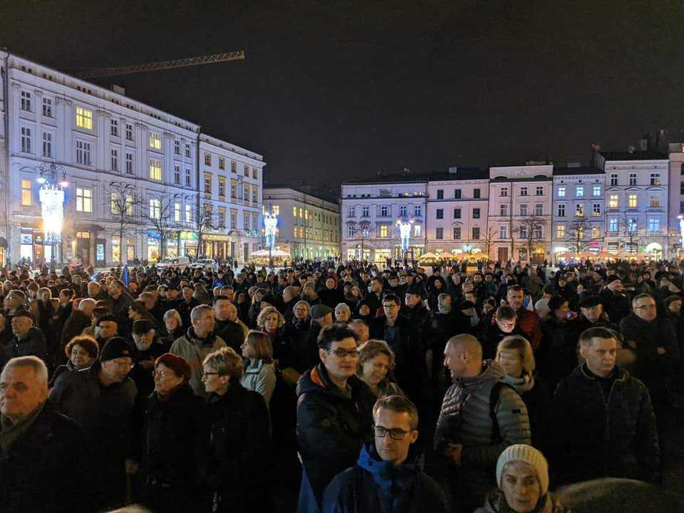 Demonstracja w Krakowie