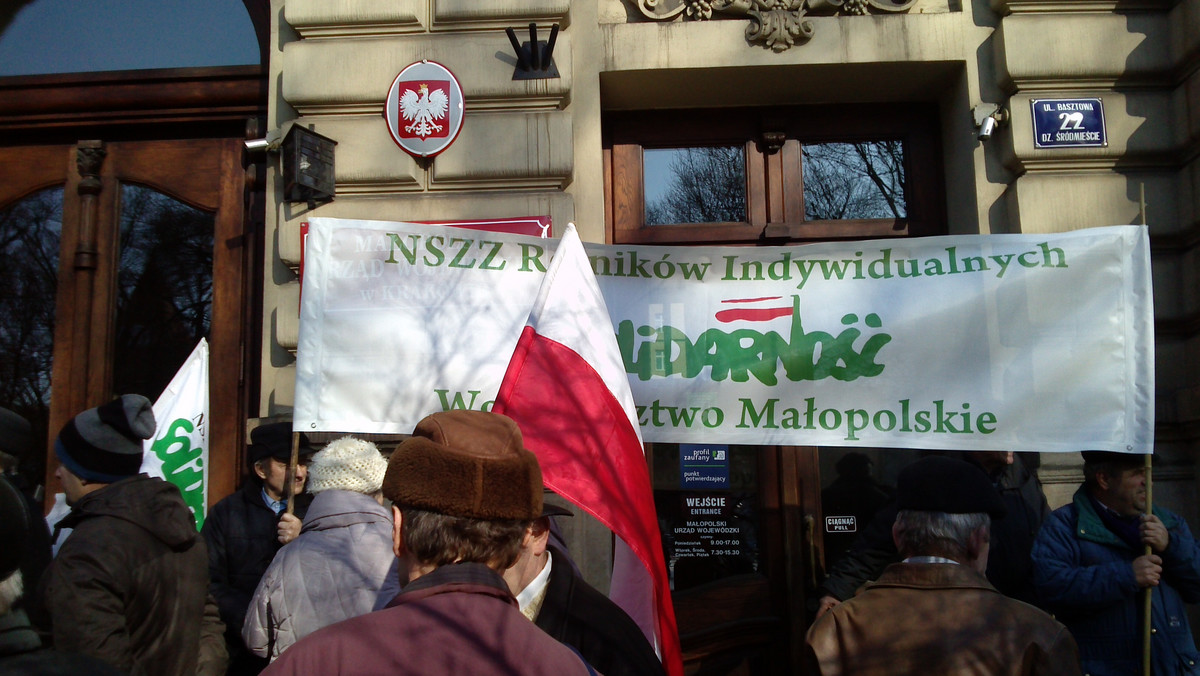 Protesty rolicy kraków