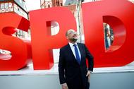Frankfurt Niemcy Martin Schulz SPD polityka zdjęcia fotografia