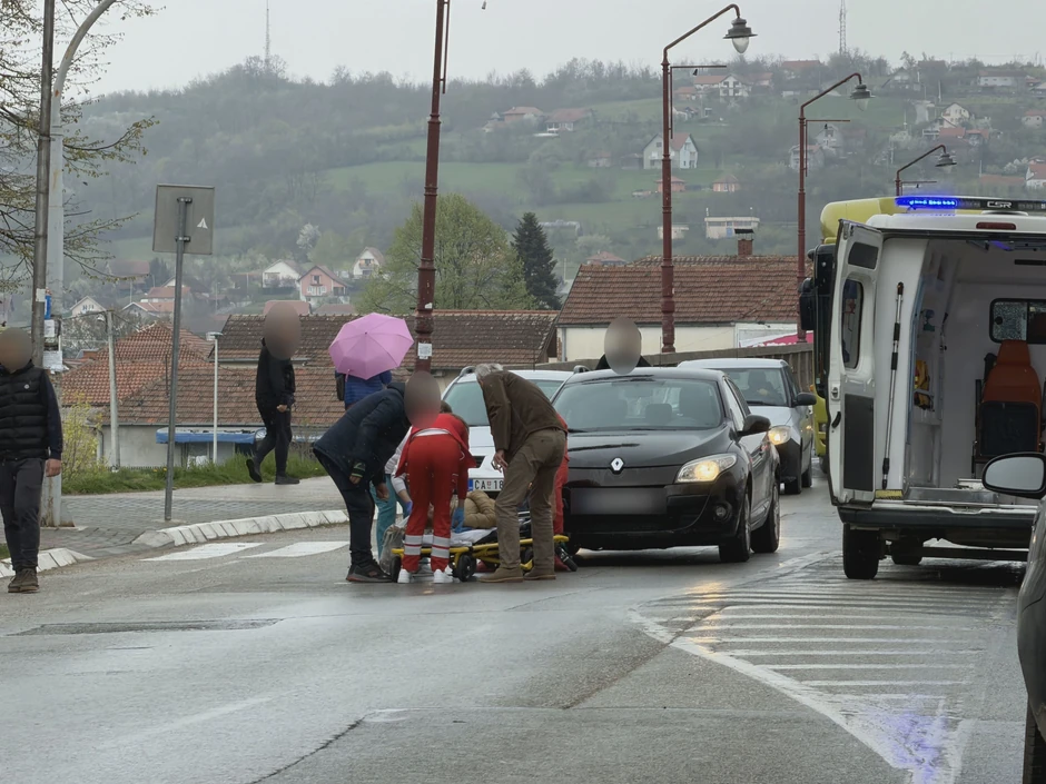 Čačak, povređen pešak