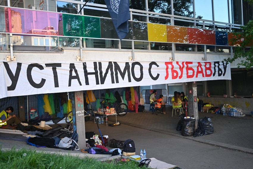 rts blokada takovska ulica