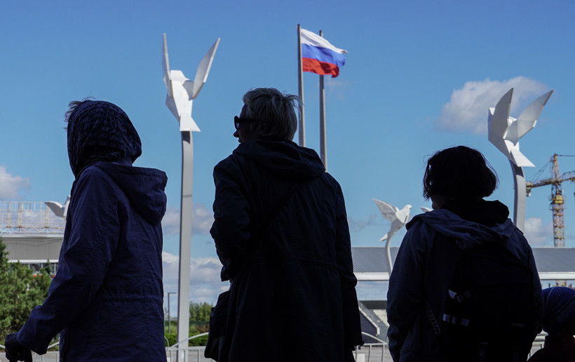 Mariupol podczas "referendum"