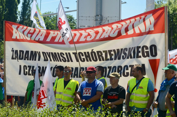 Związkowcy z JSW złożyli w siedzibie PiS petycję m.in. ws. dymisji szefa ME