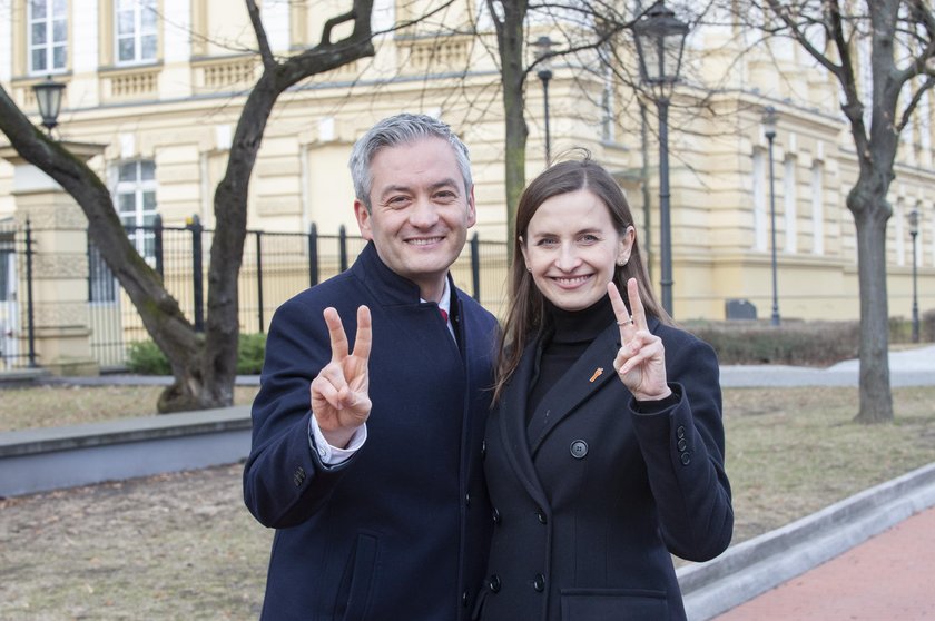 Sylwia Spurek i Robert Biedroń