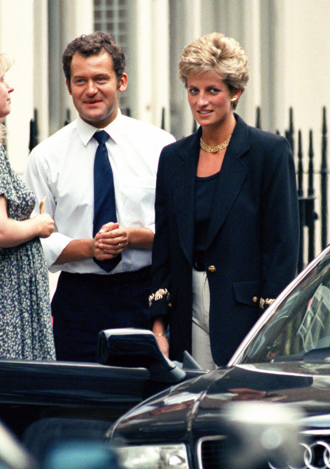 Paul Burrell i księżna Diana