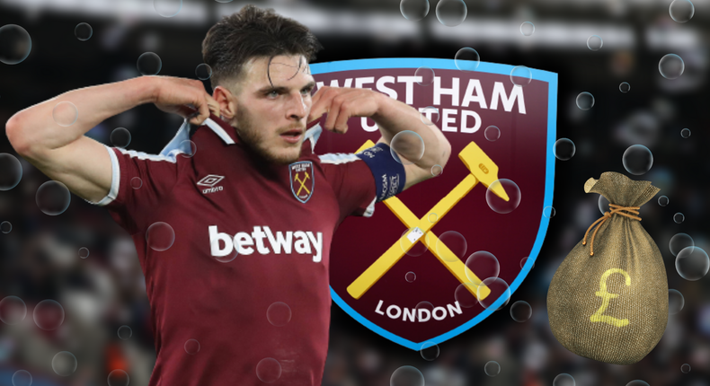 West Ham have offered Declan Rice an incredible eight-year contract