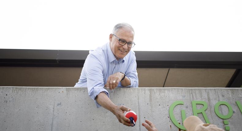 'It's Gratifying': Jay Inslee Finally Gets His Moment