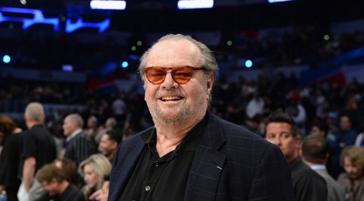 Jack Nicholson 2018-ban egy NBA mérkőzésen