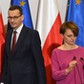 Premier Mateusz Morawiecki i minister przedsiębiorczości i technologii Jadwiga Emilewicz 