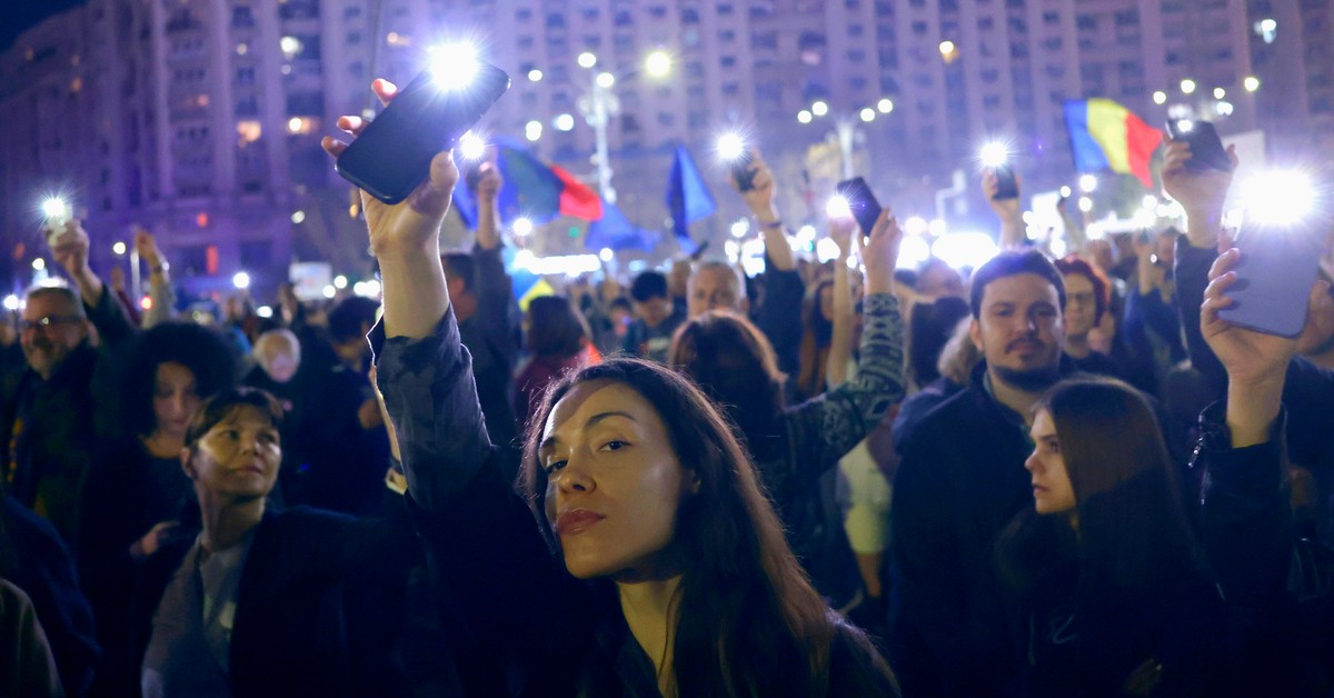 WIelki protest przeciw skrajnej prawicy w Bukareszcie. "Putin chce nas podzielić"
