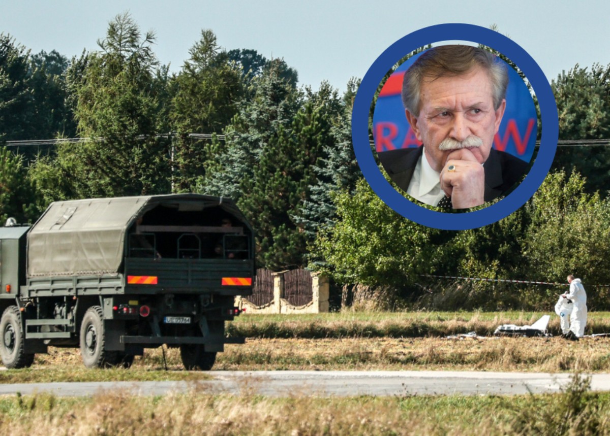 To był akt agresji - ocenił naruszenie polskiej przestrzeni powietrznej przez rosyjskie drony gen. Leon Komornicki